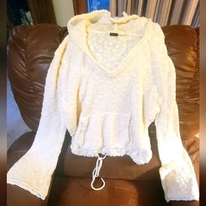 Roxy Beach knit hoodie.  Small/medium loose fit